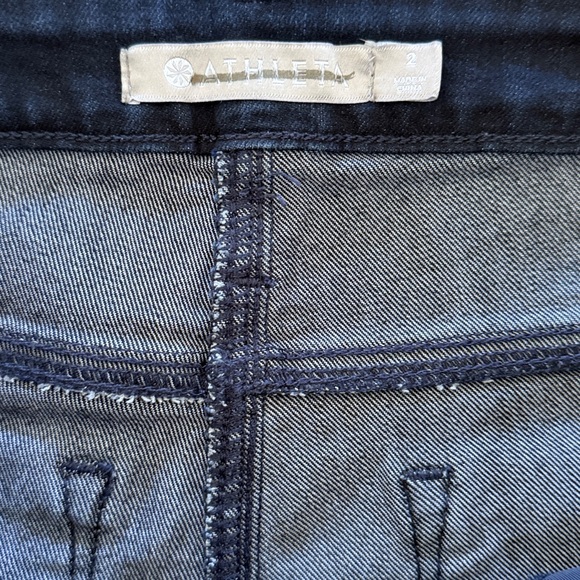 Athleta Sculptek Women's Deep Blue Skinny Jeans - Picture 5 of 7